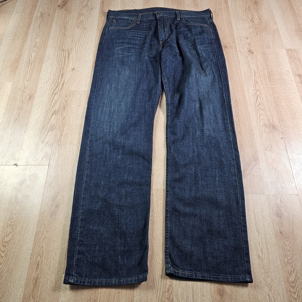 Levi's Men's Slim Straight Jeans - Dark Indigo Blue